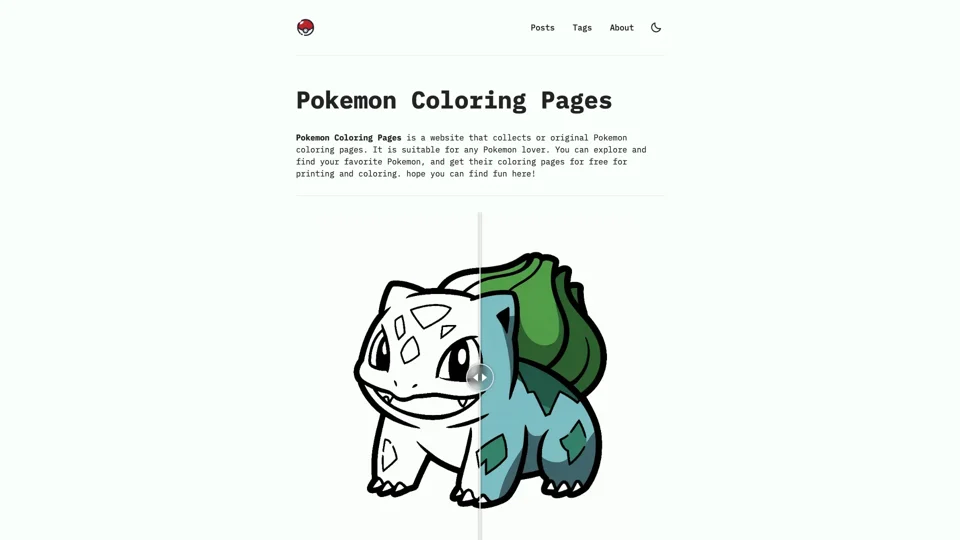 Pokemon Coloring Pages - Free Printable Pokemon Coloring Sheets for Kids & Adults